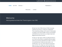 Tablet Screenshot of cafinancialservices.com